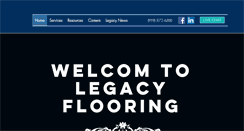 Desktop Screenshot of legacyflooringnc.com