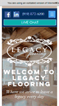 Mobile Screenshot of legacyflooringnc.com